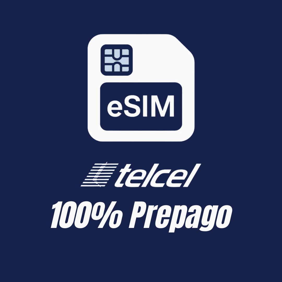 eSIM Telcel Prepago Todo México Online