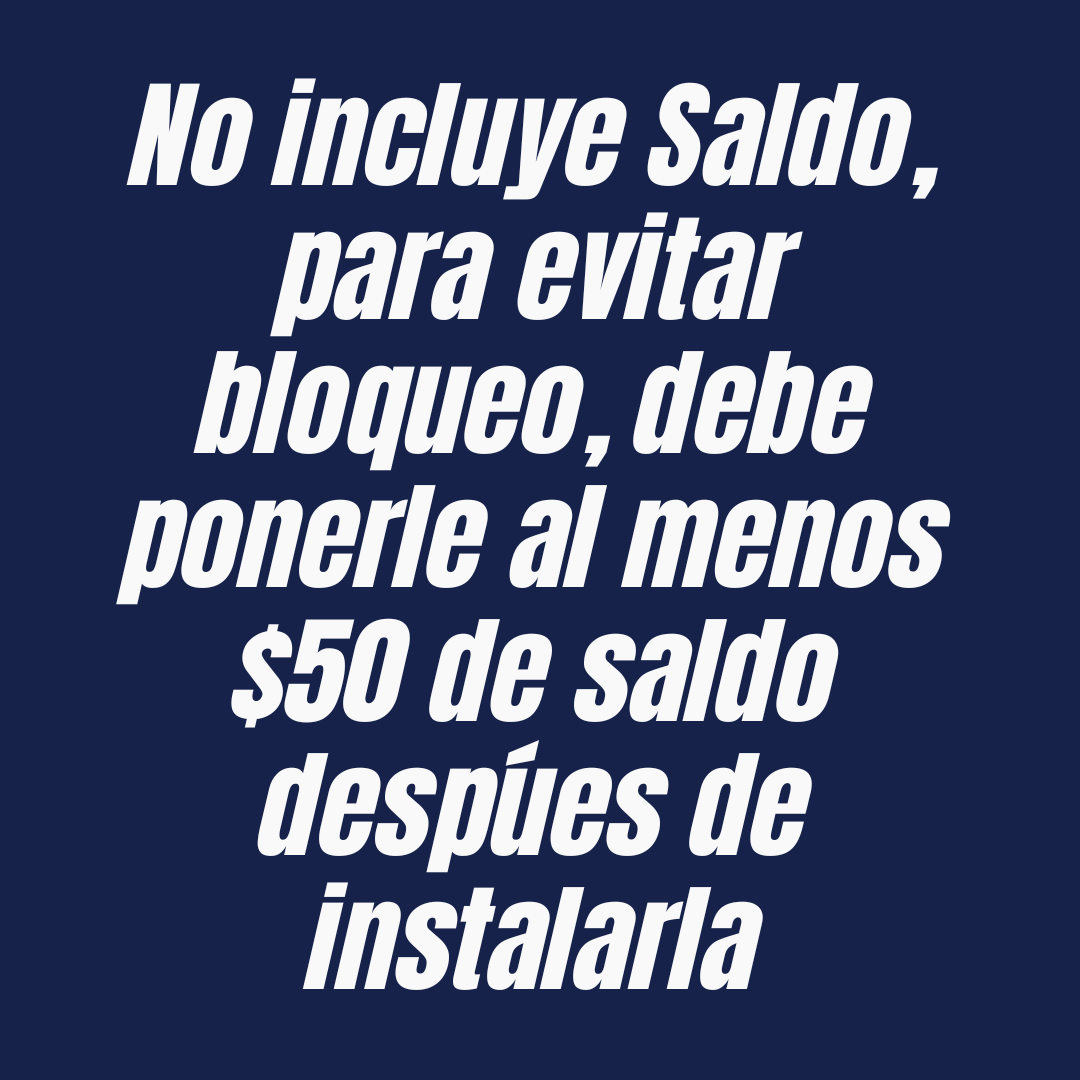 eSIM Telcel Prepago Todo México Online